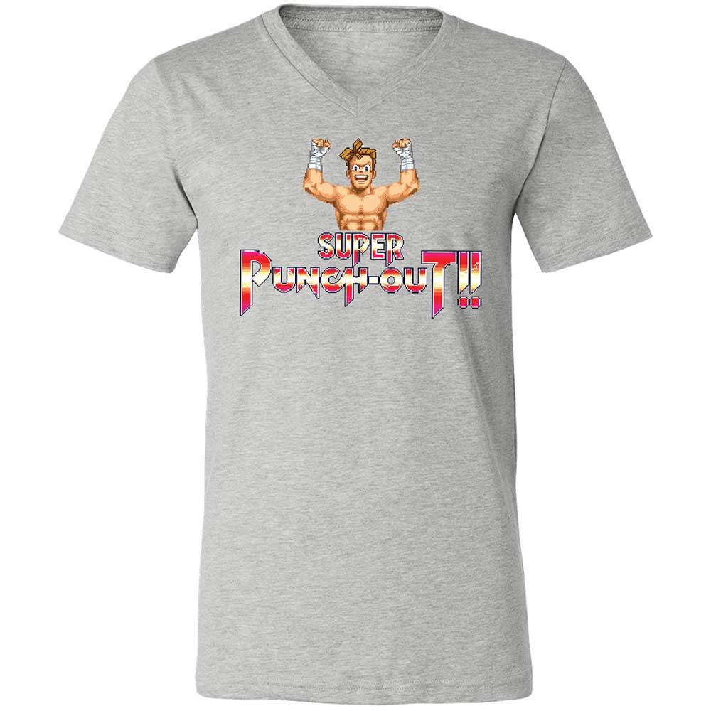 Unisex V-Neck T-Shirt - 2AM3EMLQ - Athletic Heather - 2