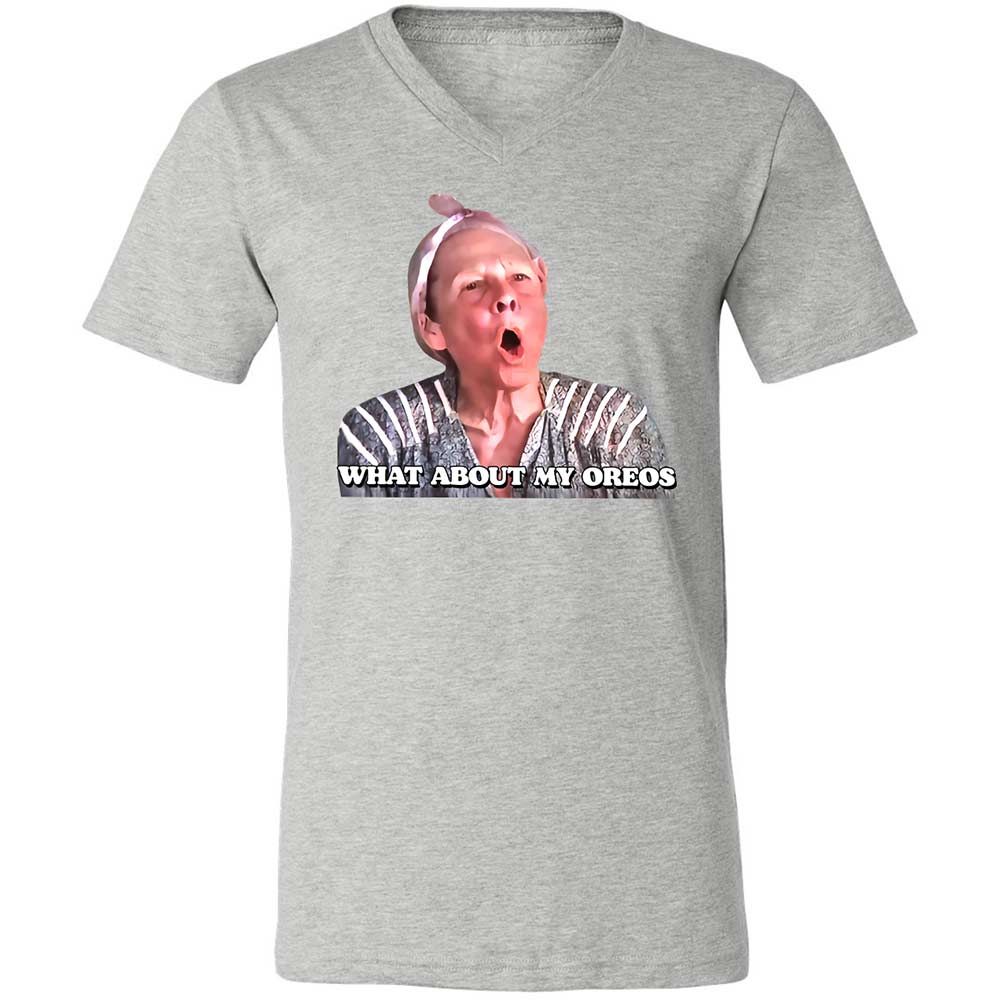 Unisex V-Neck T-Shirt - L5KUWDVC - Athletic Heather - 2