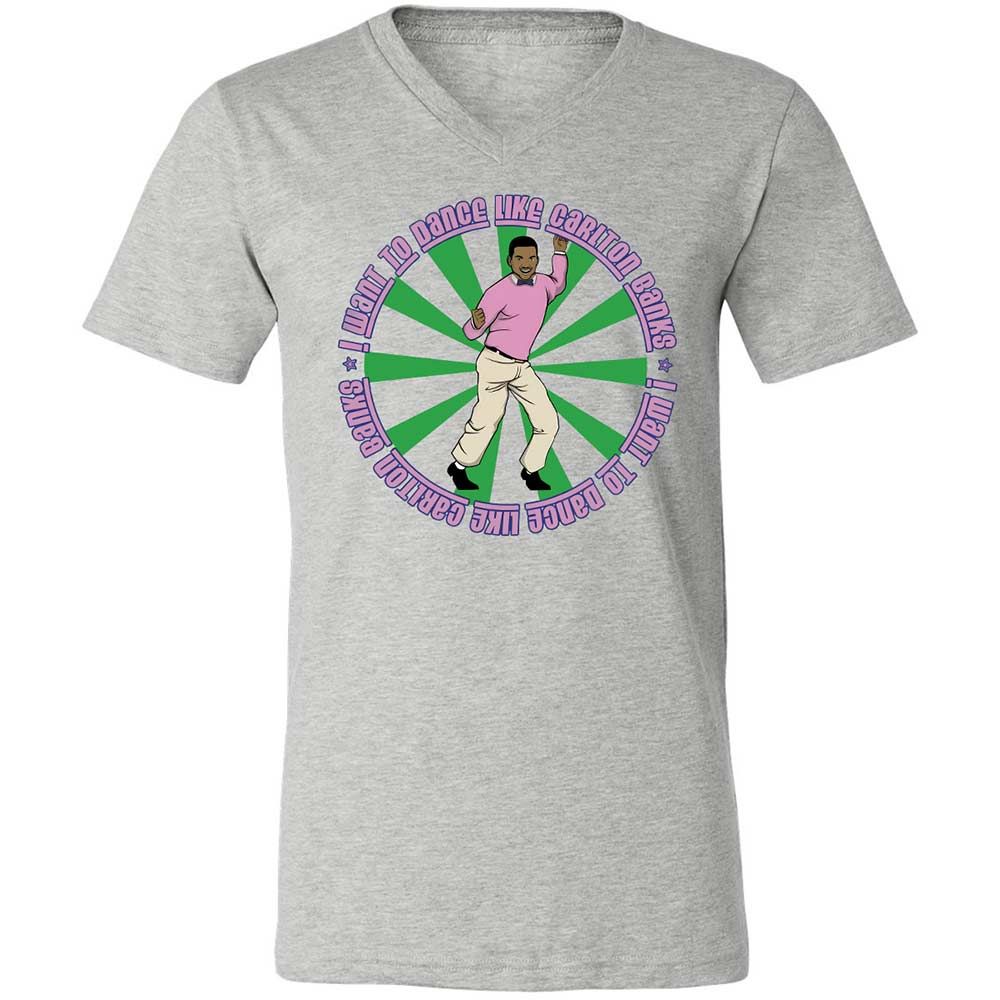 Unisex V-Neck T-Shirt - 6DALRHGL - Athletic Heather - 2