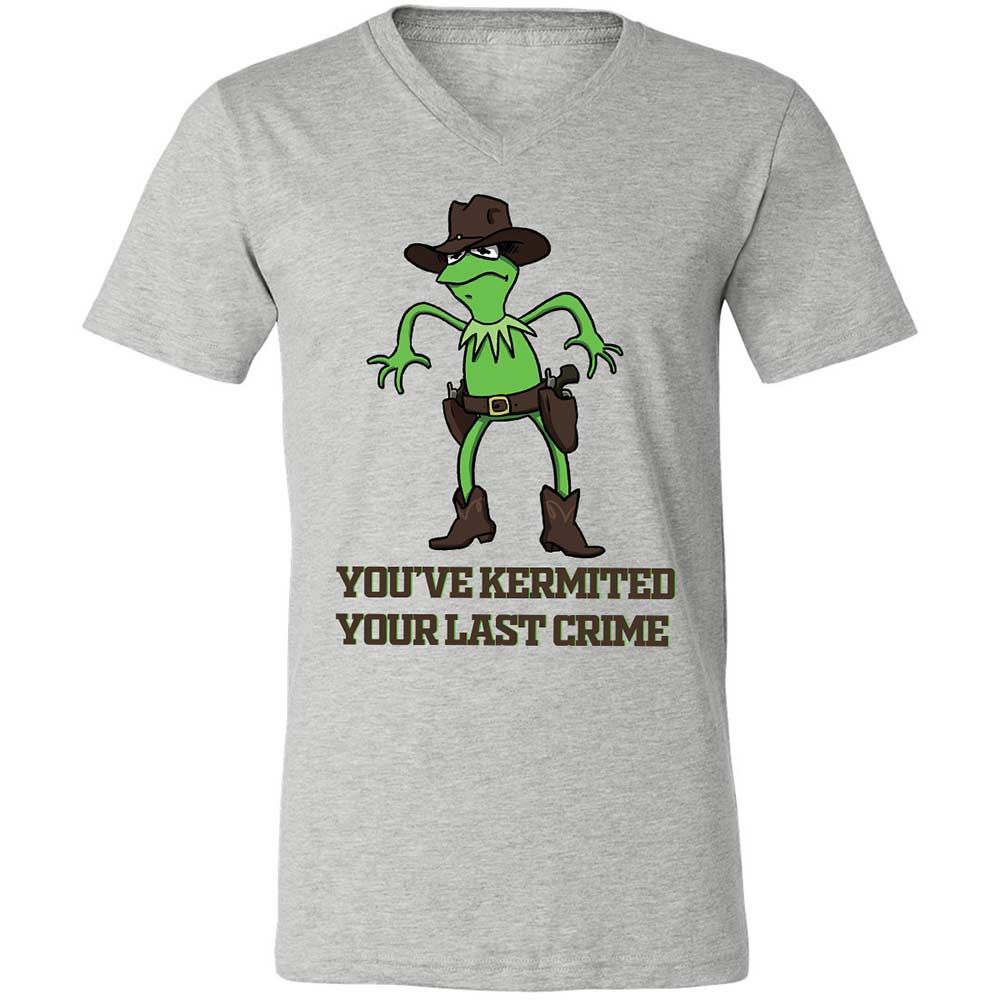 Unisex V-Neck T-Shirt - ZUWTAX6N - Athletic Heather - 2