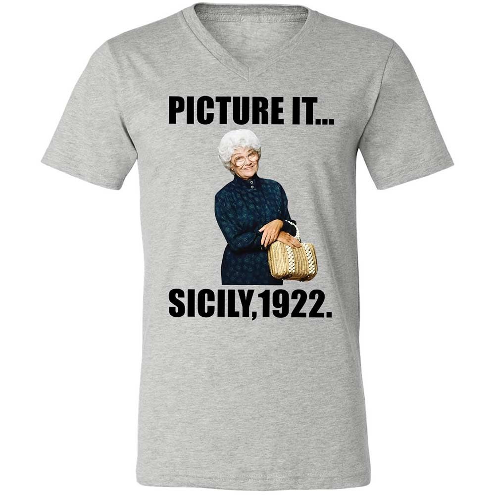 Unisex V-Neck T-Shirt - HHEW922S - Athletic Heather - 2