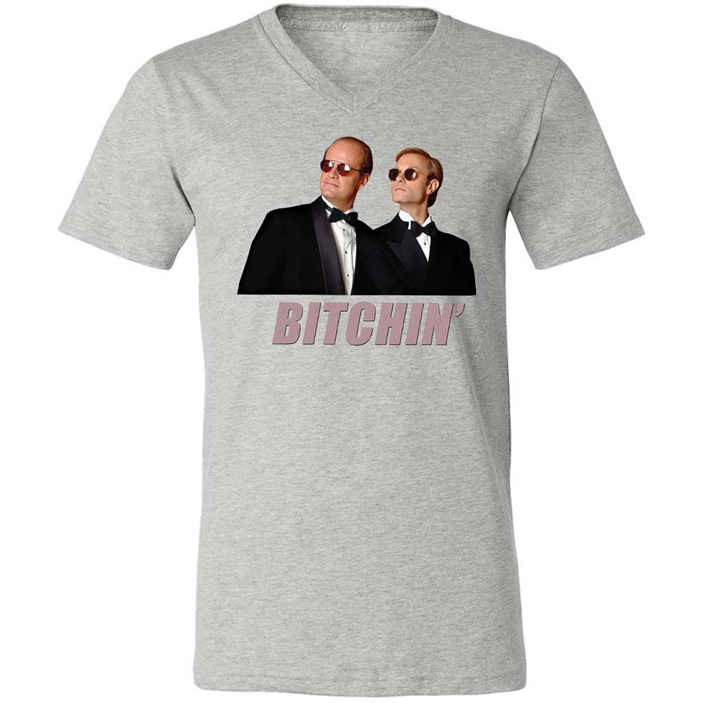 Unisex V-Neck T-Shirt - G48WVGEV - Athletic Heather - 2