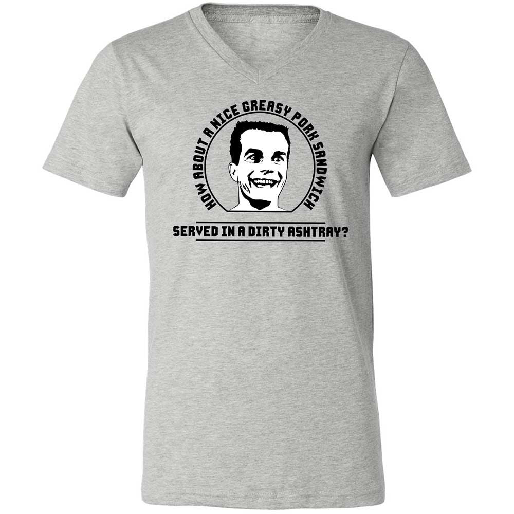 Unisex V-Neck T-Shirt - 627AC5LQ - Athletic Heather - 2