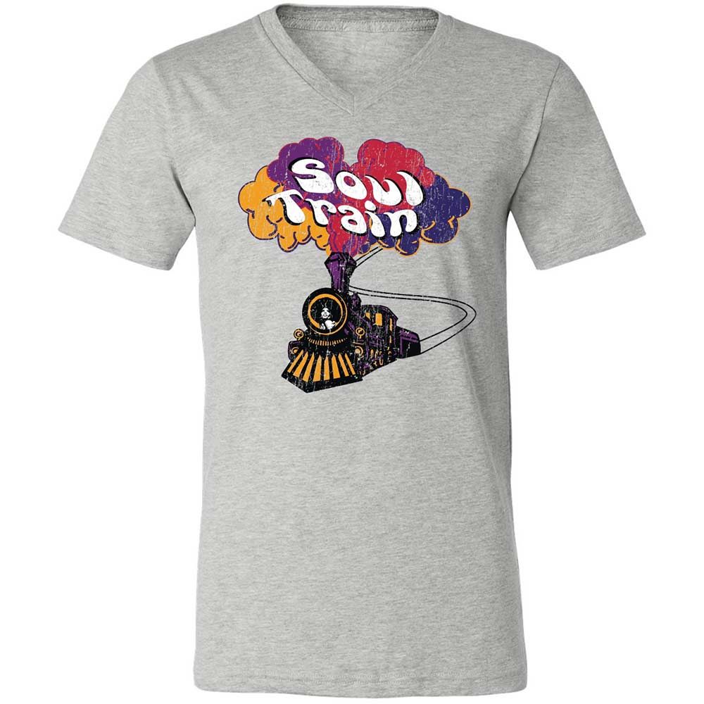 Unisex V-Neck T-Shirt - N4ZZG242 - Athletic Heather - 2