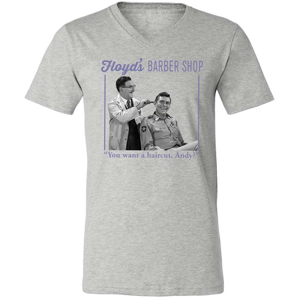Unisex V-Neck T-Shirt - 7GGXYFWT - Athletic Heather - 2