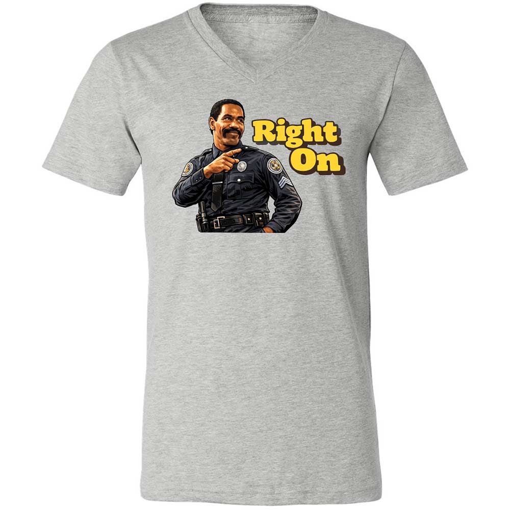 Unisex V-Neck T-Shirt - HTFWHYVP - Athletic Heather - 2