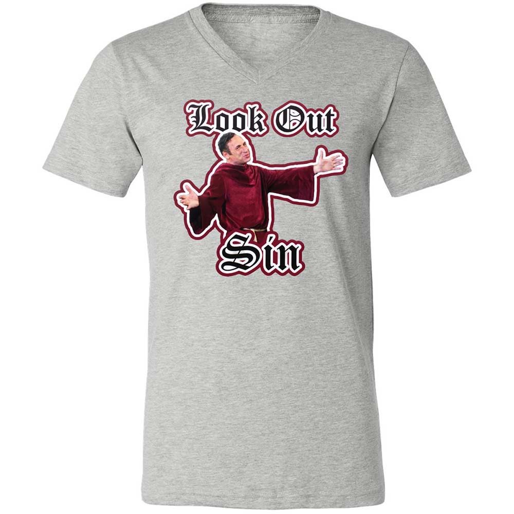Unisex V-Neck T-Shirt - 779LZF8Z - Athletic Heather - 2