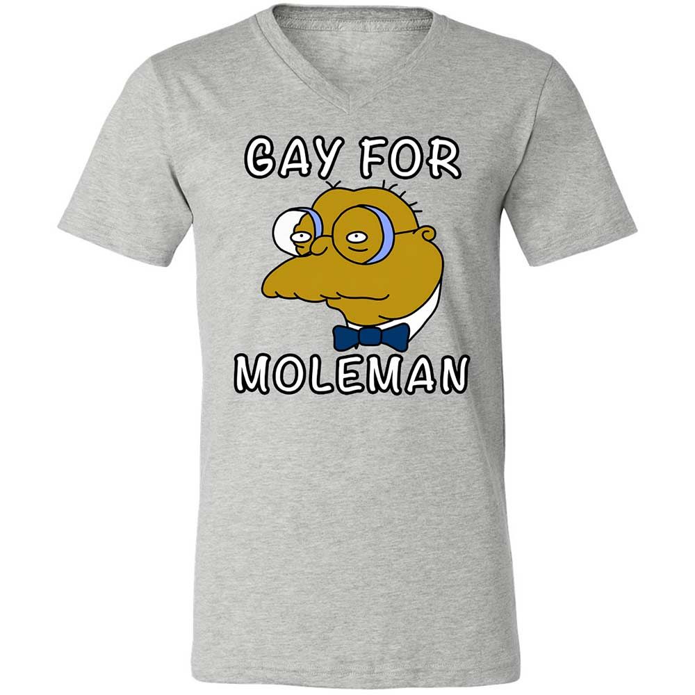 Gay for Moleman - Athletic Heather - 2