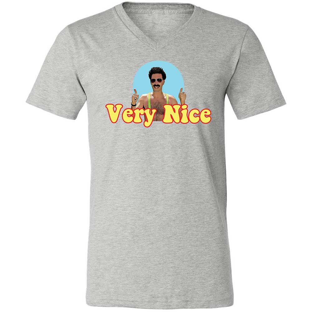 Unisex V-Neck T-Shirt - 26JEALWZ - Athletic Heather - 2