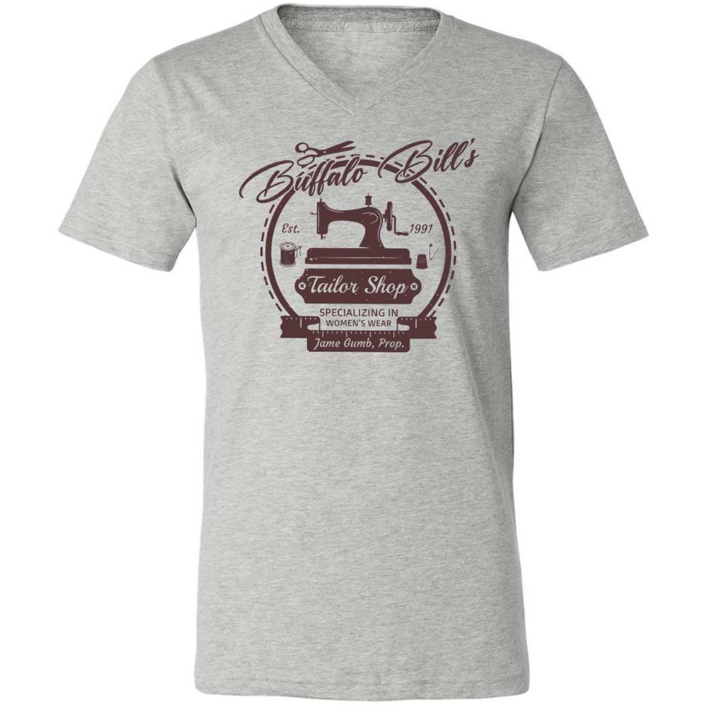 Unisex V-Neck T-Shirt - 7J74FXUU - Athletic Heather - 2