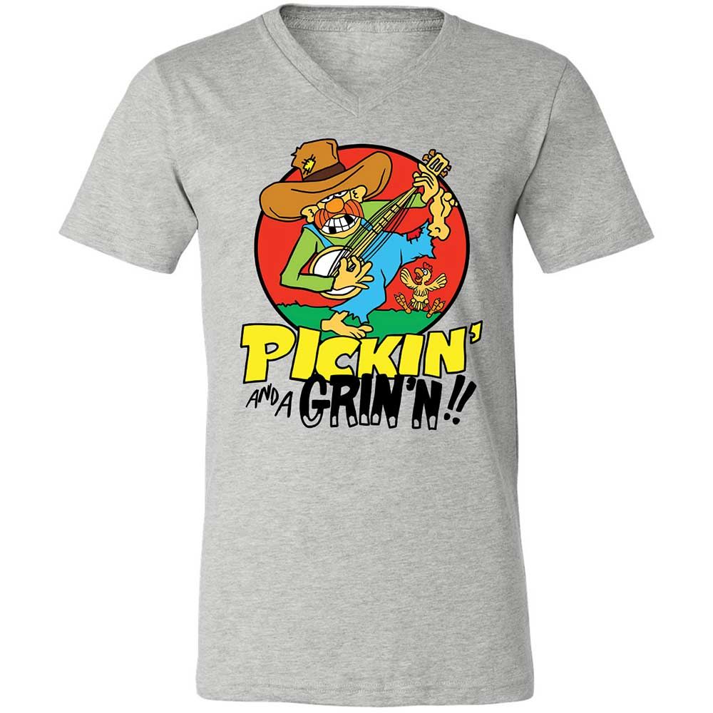 Pickin' and a Grinnin - Athletic Heather - 2