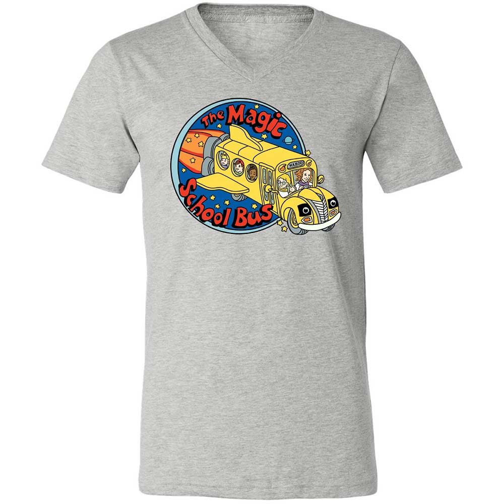 Unisex V-Neck T-Shirt - 7WT8Y391 - Athletic Heather - 2