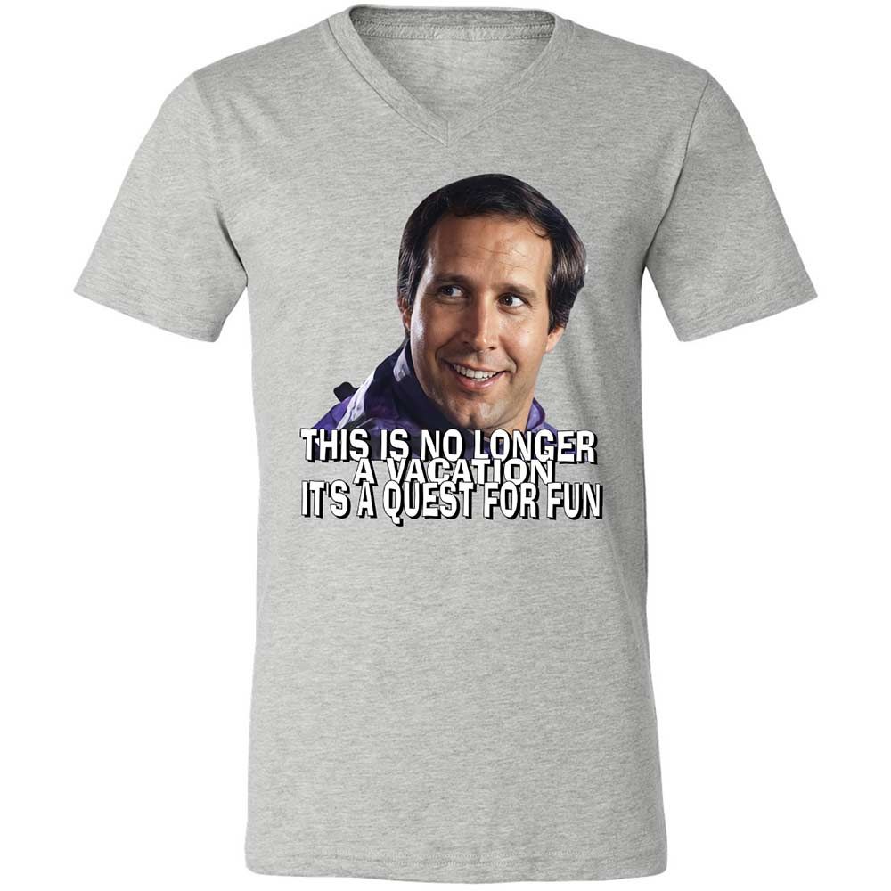 Unisex V-Neck T-Shirt - VEPEHNZD - Athletic Heather - 2