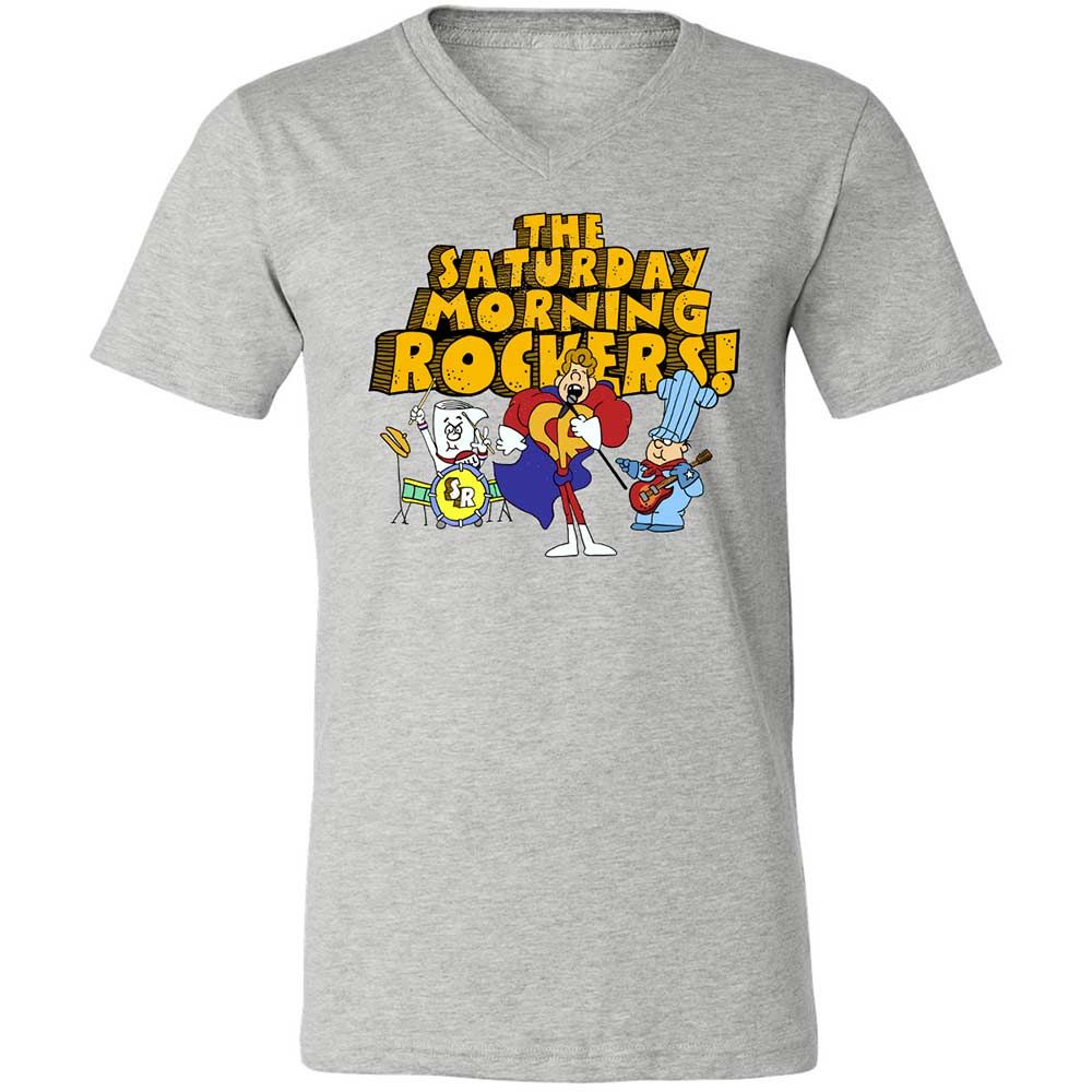 Unisex V-Neck T-Shirt - GB2ZY9D8 - Athletic Heather - 2