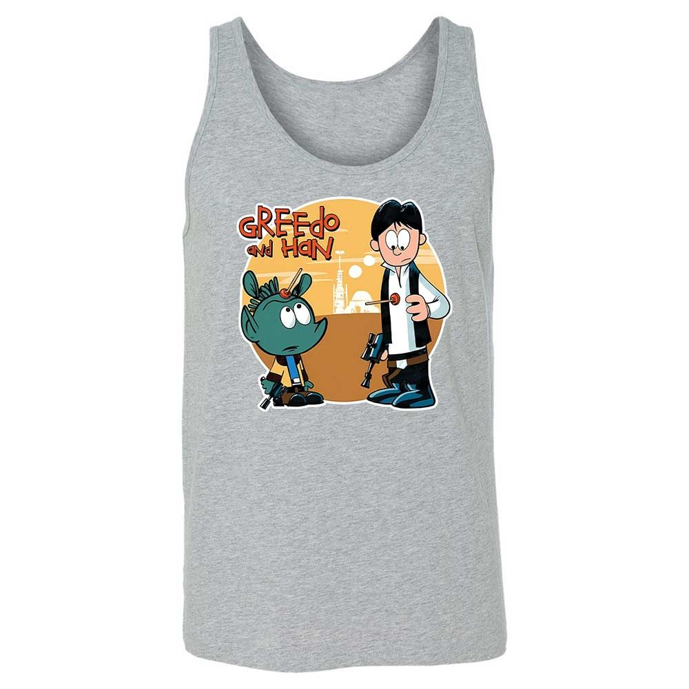 Greedo & Han - Athletic Heather - 2