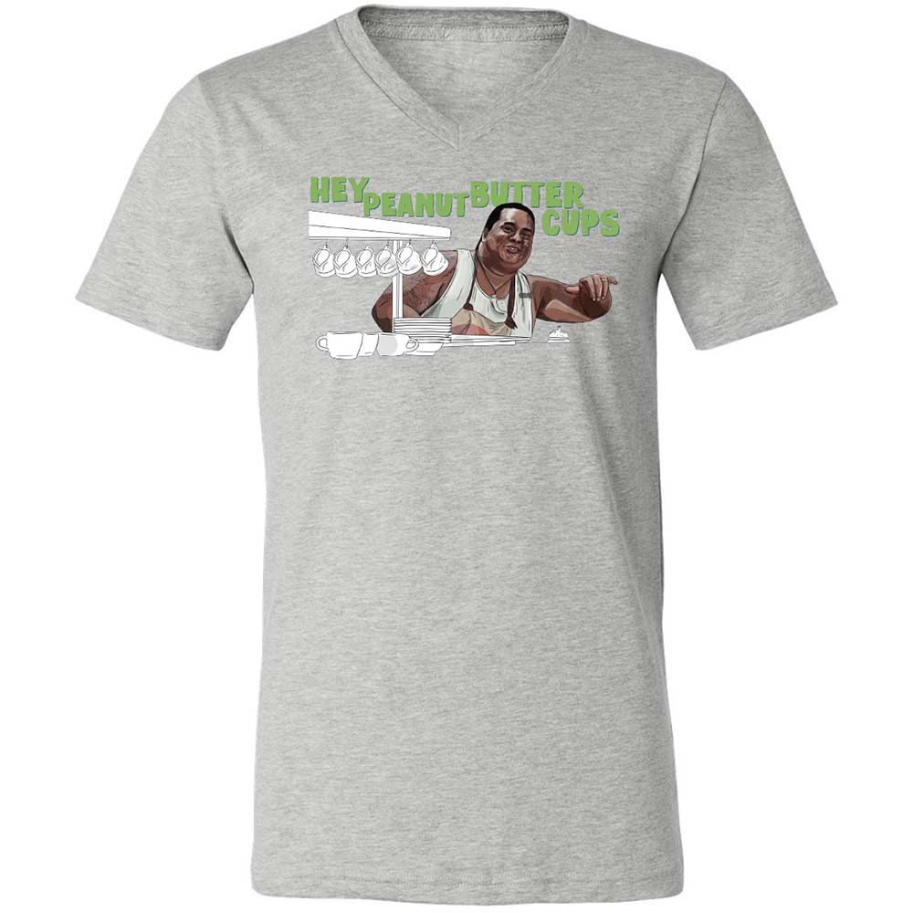 Unisex V-Neck T-Shirt - HWVL5234 - Athletic Heather - 2