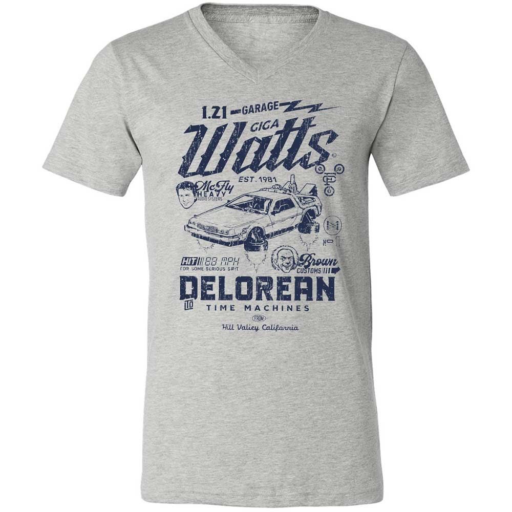 Unisex V-Neck T-Shirt - HMXFGLLE - Athletic Heather - 2