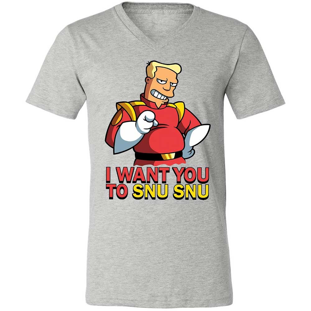 Unisex V-Neck T-Shirt - CKA7TG9V - Athletic Heather - 2