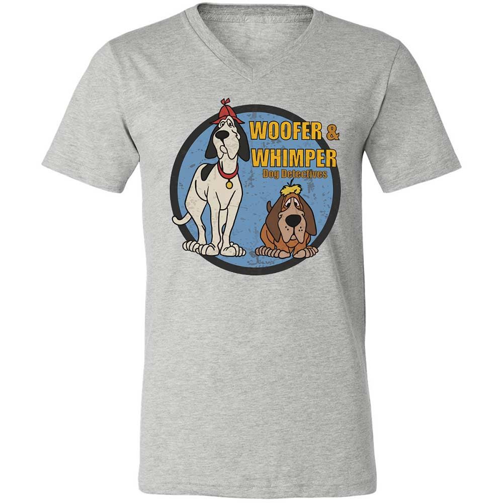 Unisex V-Neck T-Shirt - 46HHCJAX - Athletic Heather - 2