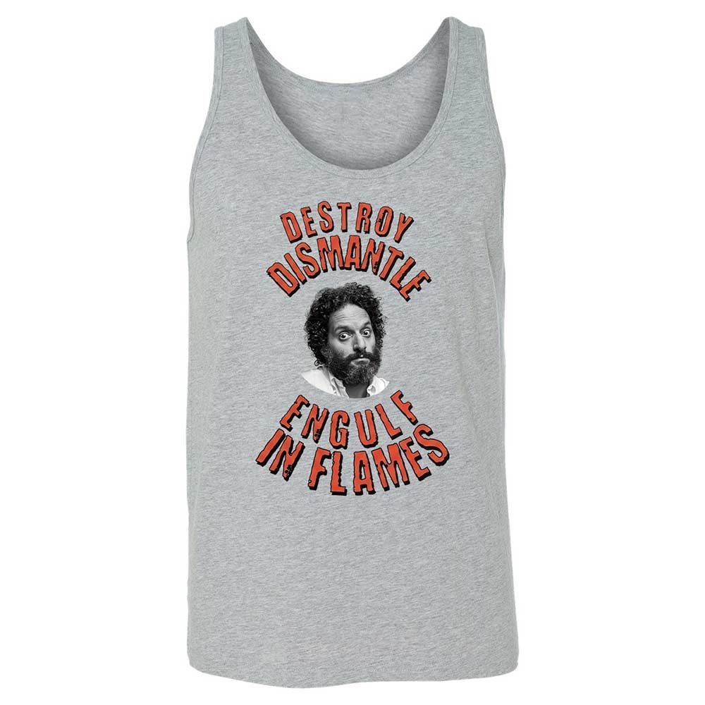 Destroy, Dismantle, Engulf in Flames - Athletic Heather - 2