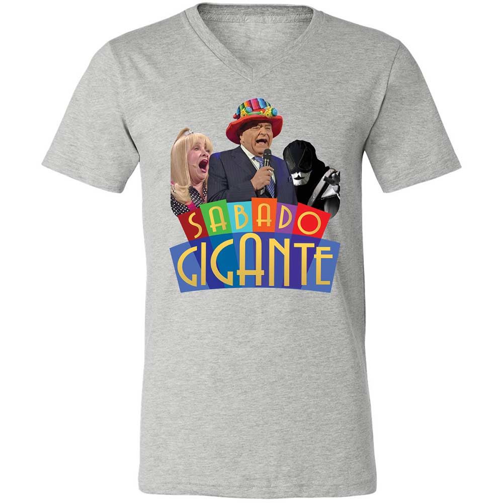 Unisex V-Neck T-Shirt - UCS1DPUX - Athletic Heather - 2