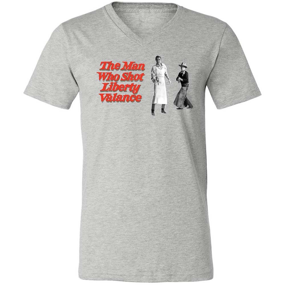 Unisex V-Neck T-Shirt - ZPTVDD4X - Athletic Heather - 2