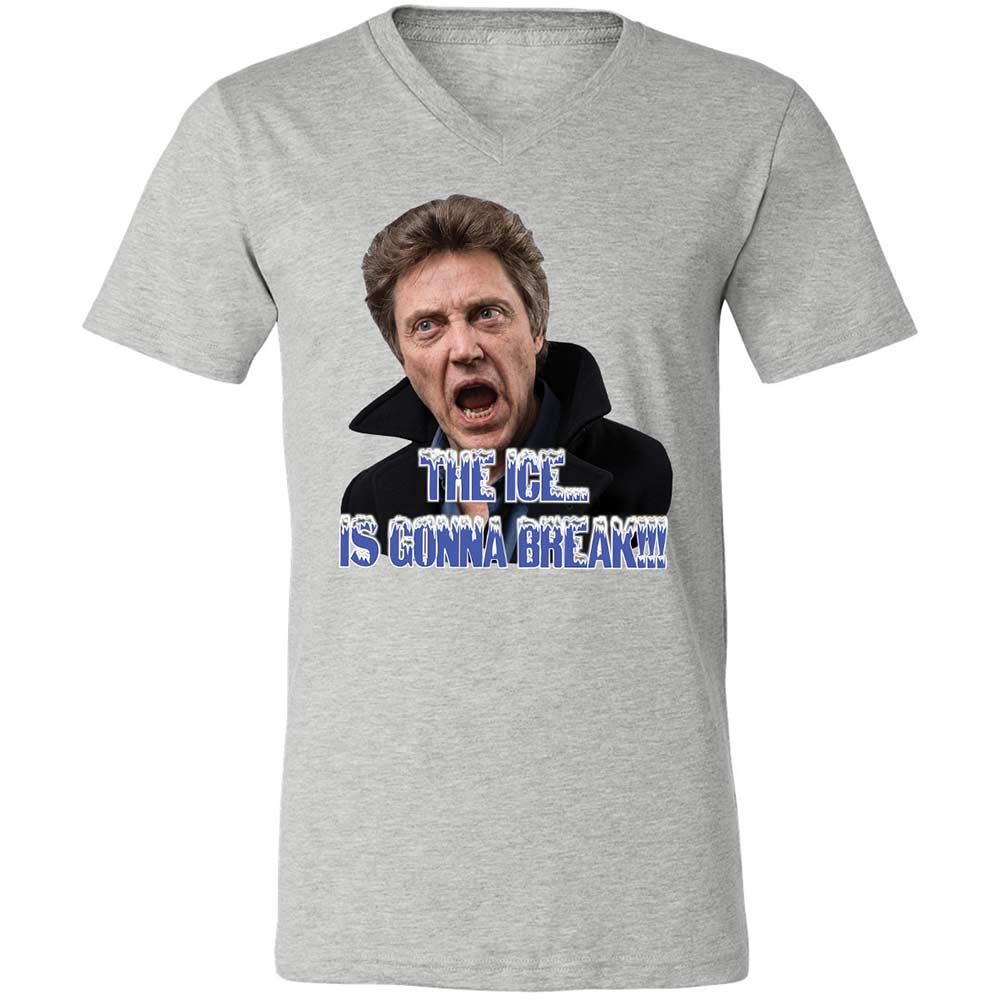 Unisex V-Neck T-Shirt - VJ2UJB69 - Athletic Heather - 2