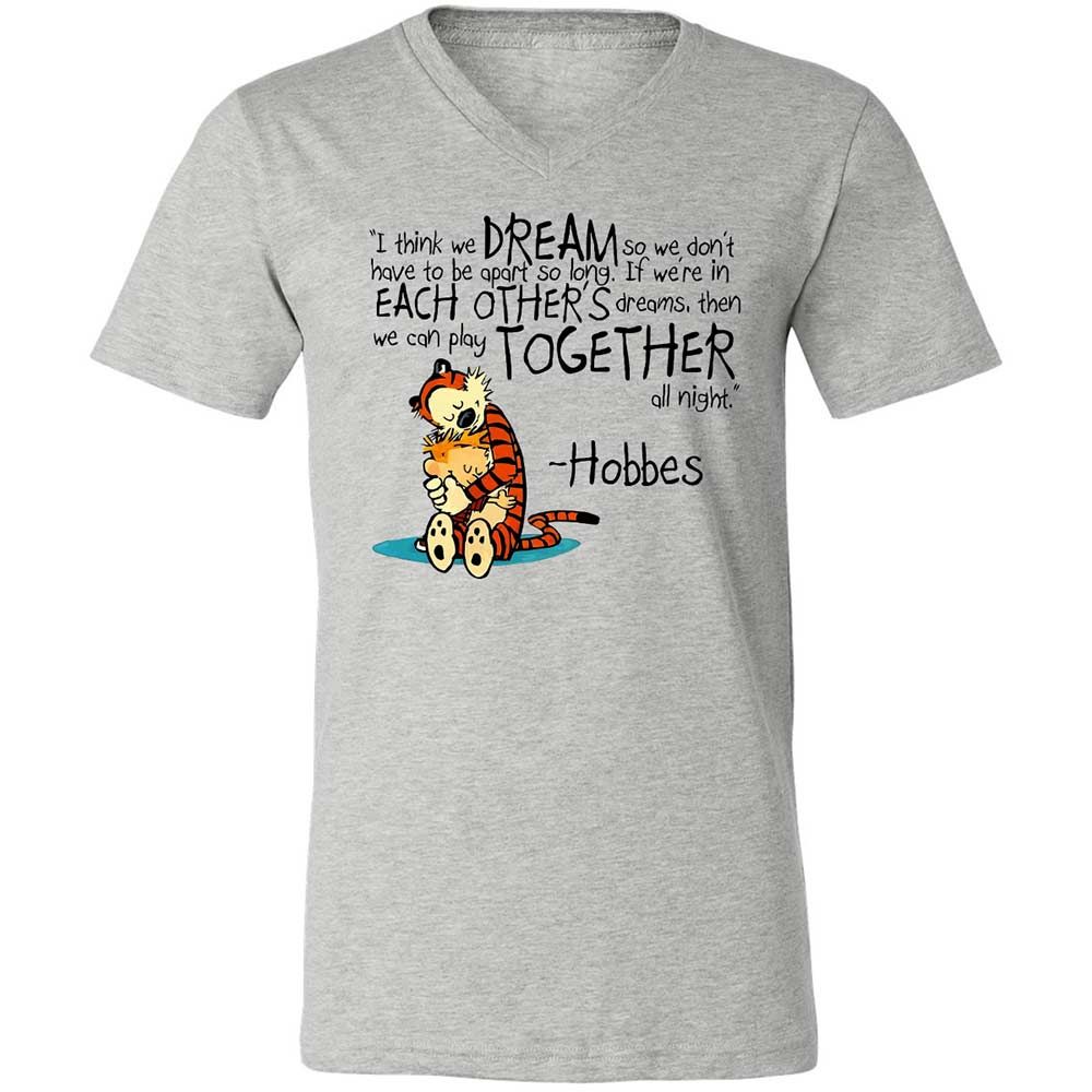 Calvin Hobbes Dreams - Athletic Heather - 2