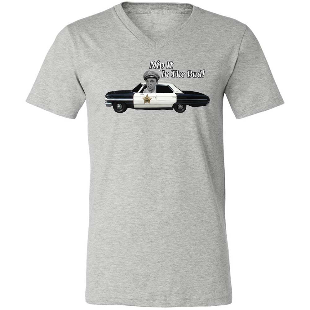Unisex V-Neck T-Shirt - Z7DQBG1T - Athletic Heather - 2