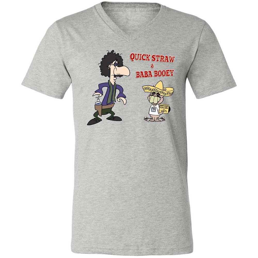 Quick Straw & Baba Booey - Athletic Heather - 2