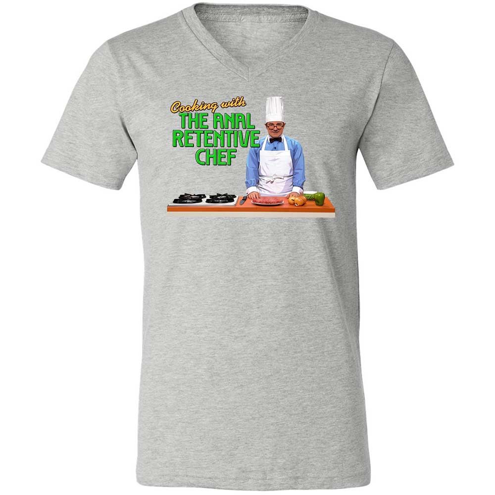 Unisex V-Neck T-Shirt - M6QQ6ZHC - Athletic Heather - 2