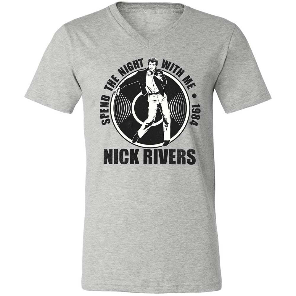 Unisex V-Neck T-Shirt - UVXAY29G - Athletic Heather - 2