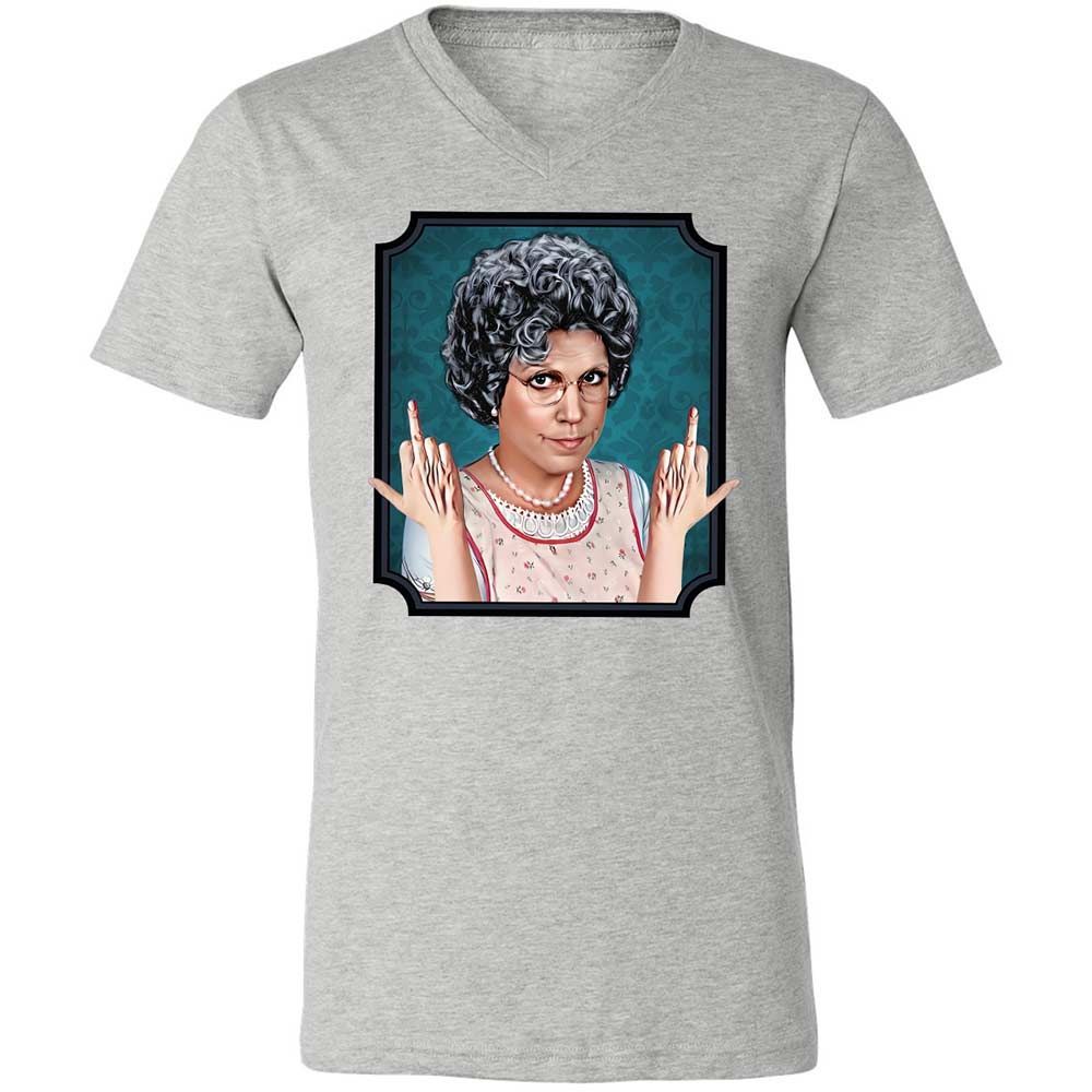 Unisex V-Neck T-Shirt - 16XTM261 - Athletic Heather - 2