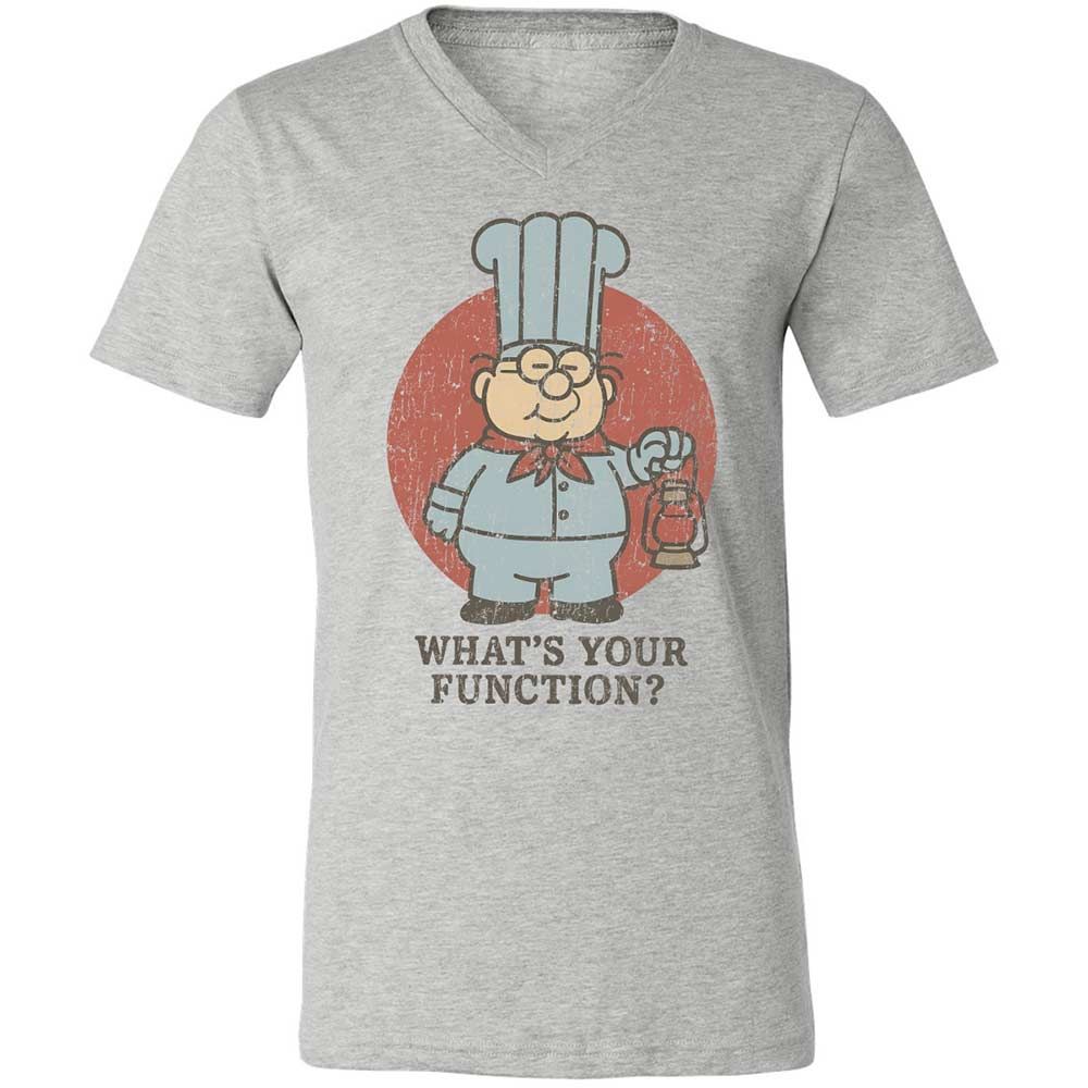 Unisex V-Neck T-Shirt - W4CU386R - Athletic Heather - 2
