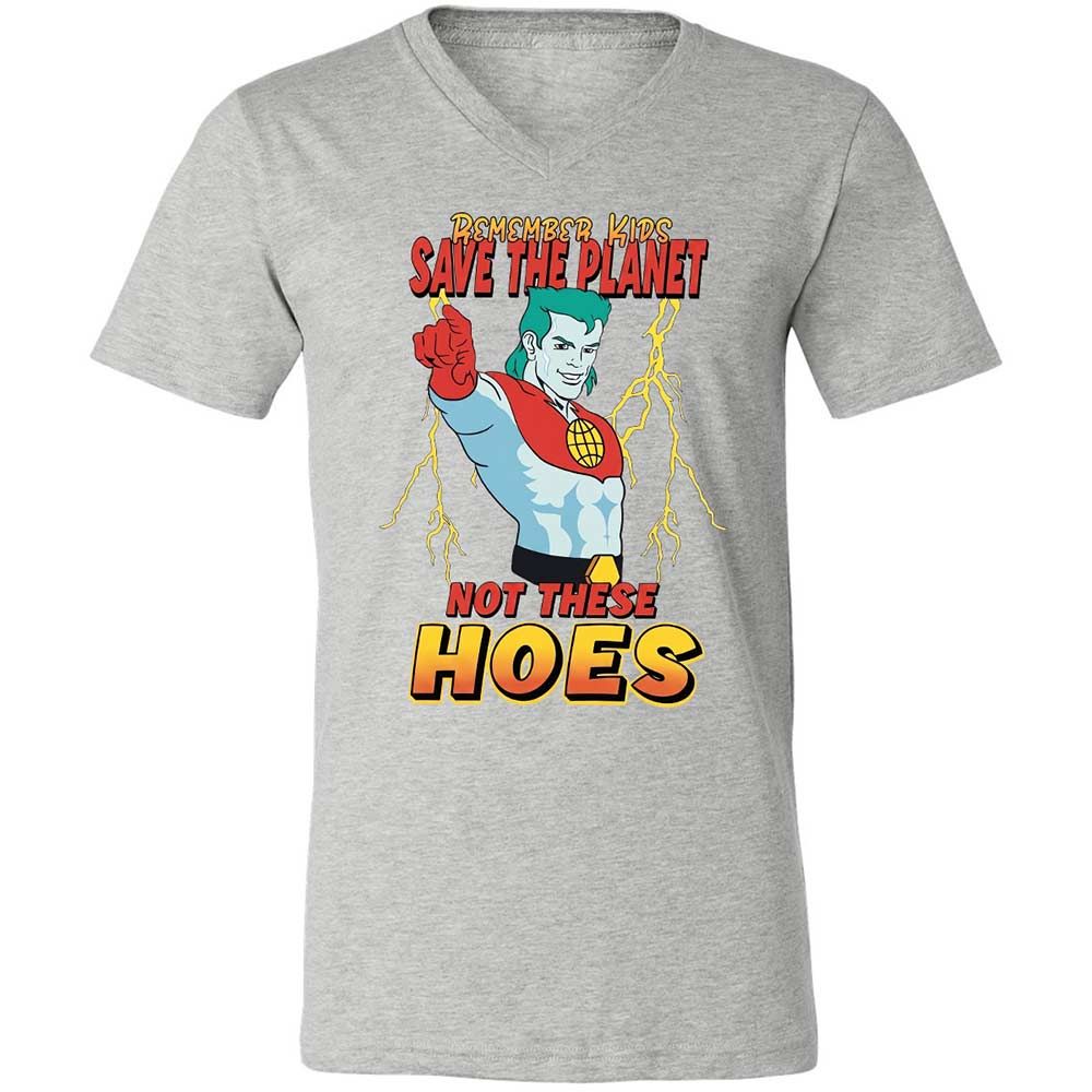 Unisex V-Neck T-Shirt - GNLAPTU5 - Athletic Heather - 2
