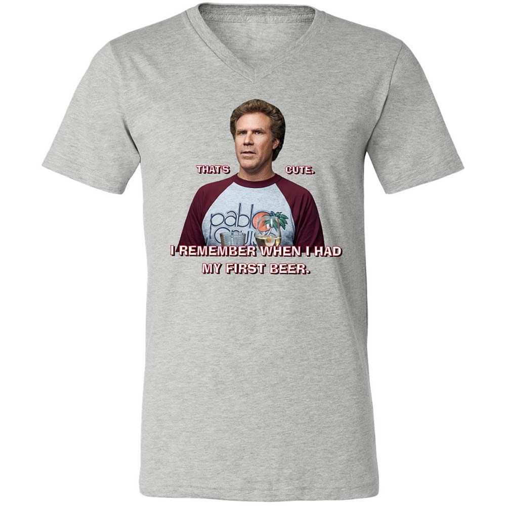 Unisex V-Neck T-Shirt - 6JP3QLD1 - Athletic Heather - 2