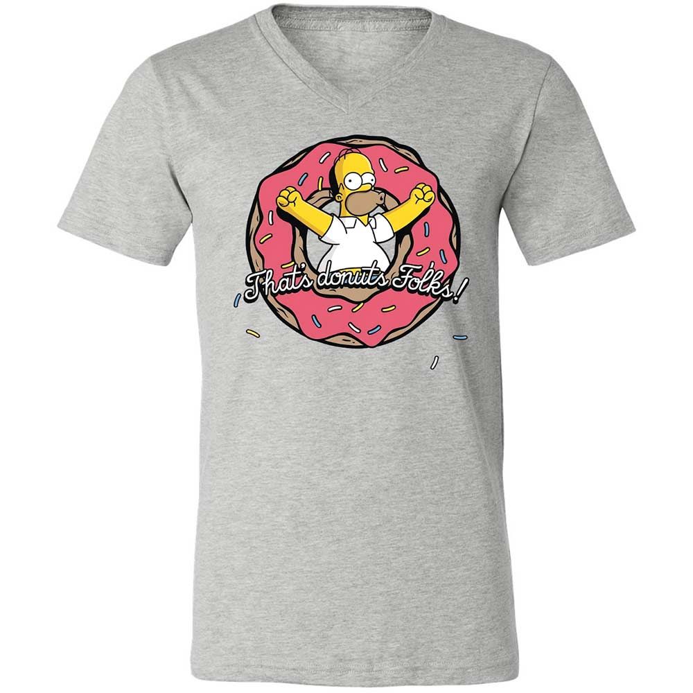 Unisex V-Neck T-Shirt - MPKF3T8D - Athletic Heather - 2