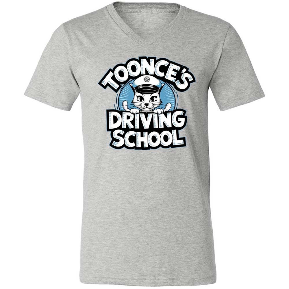 Unisex V-Neck T-Shirt - UM3A2GJ6 - Athletic Heather - 2