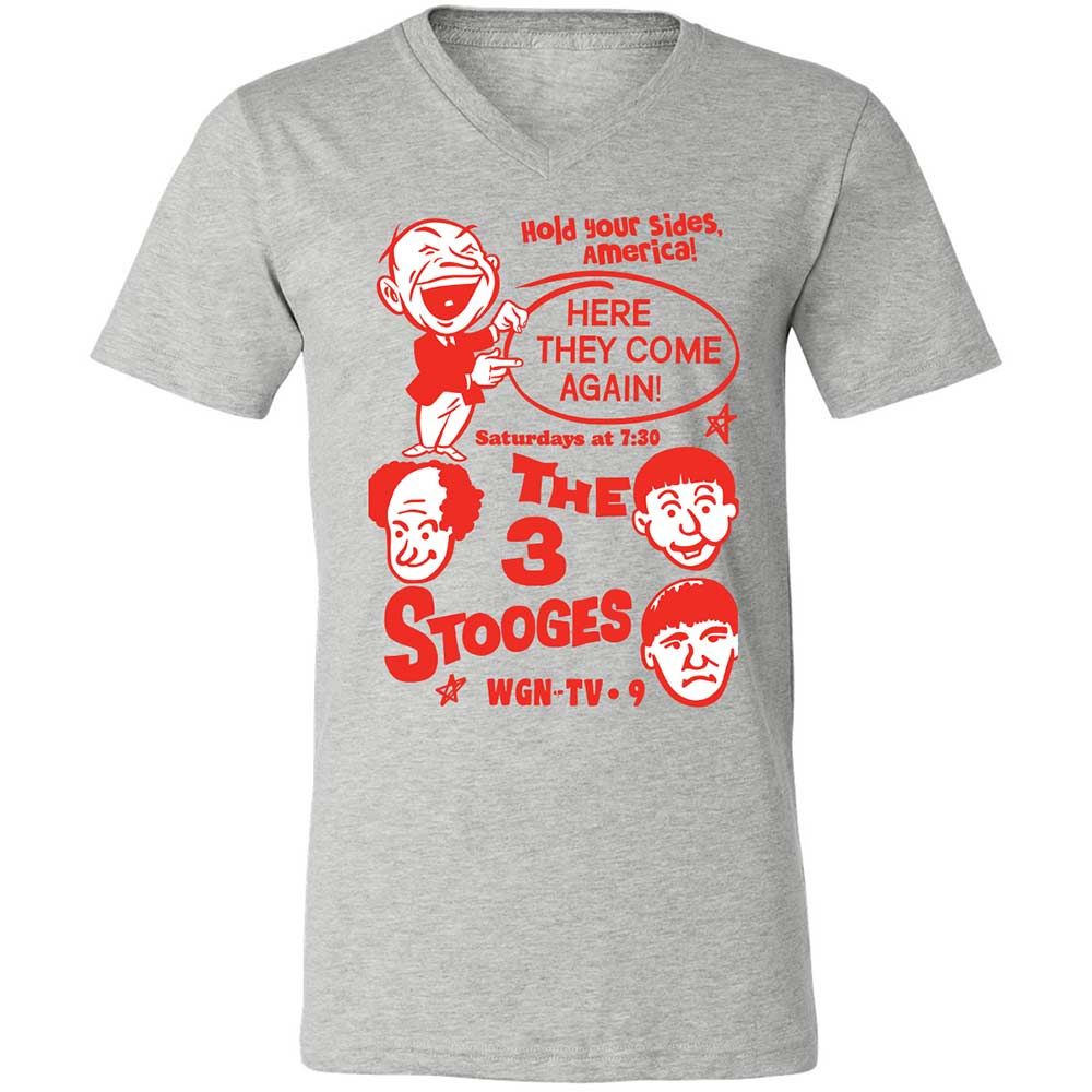The 3 Stooges - Athletic Heather - 2