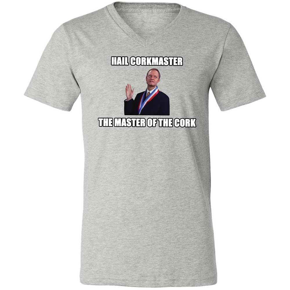 Unisex V-Neck T-Shirt - A7Z6TQ7C - Athletic Heather - 2