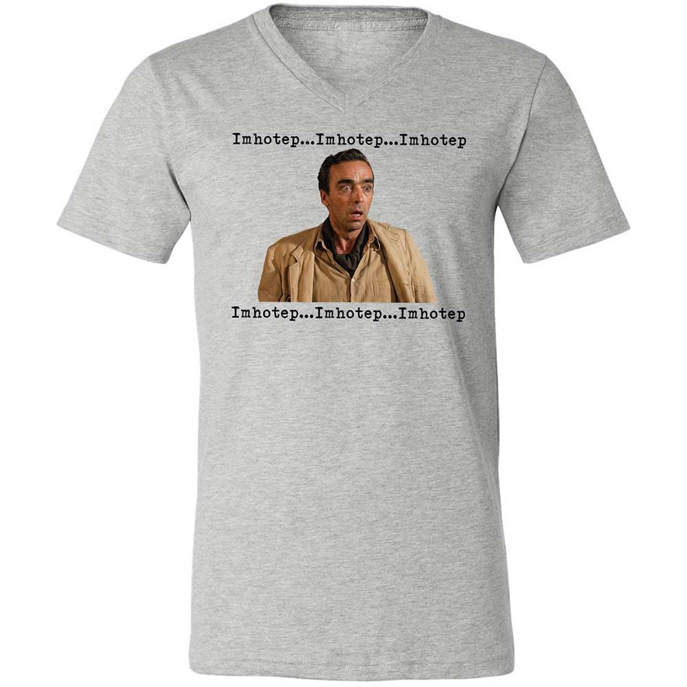 Unisex V-Neck T-Shirt - PE8VQVKY - Athletic Heather - 2