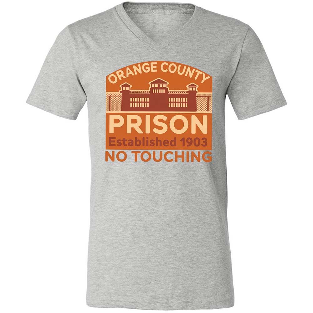 Unisex V-Neck T-Shirt - S99SQHDW - Athletic Heather - 2