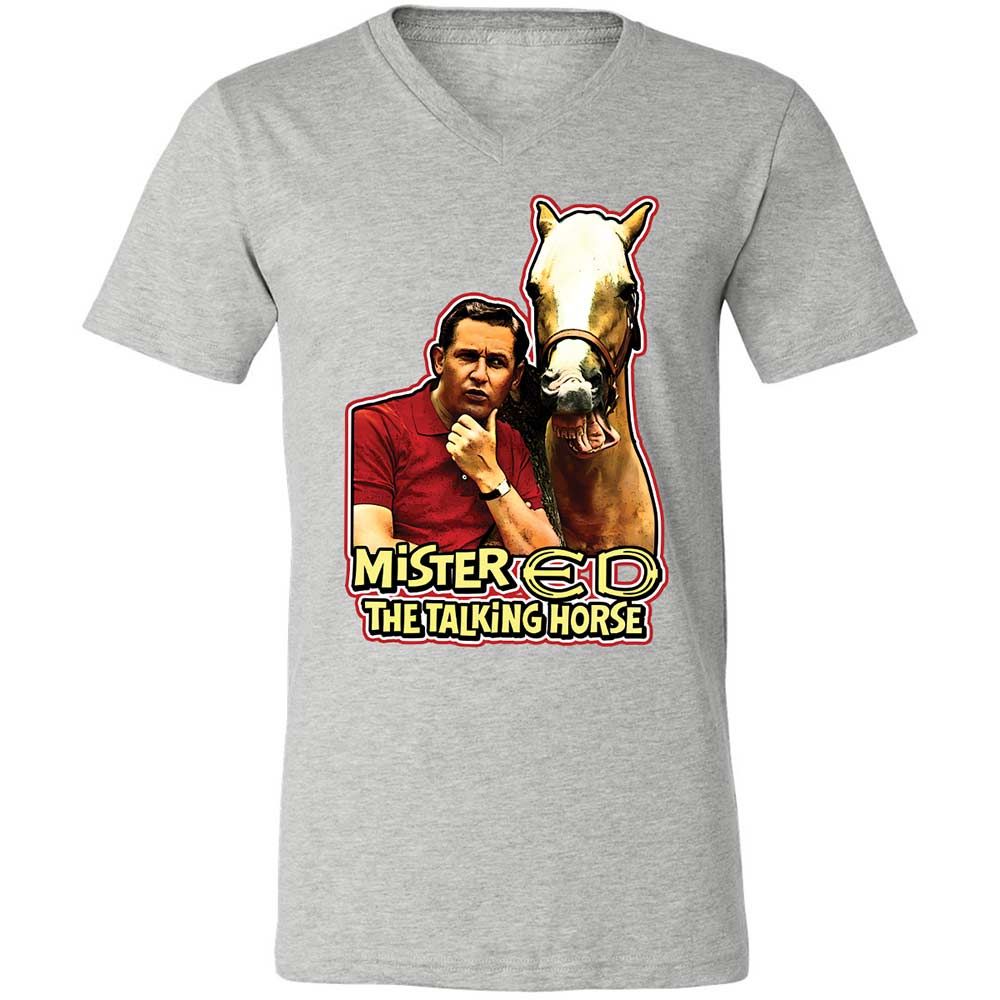 Mister Ed the Talking Horse - Athletic Heather - 2