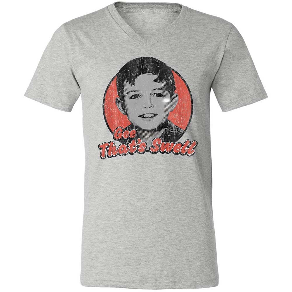 Unisex V-Neck T-Shirt - KXX4PBX3 - Athletic Heather - 2