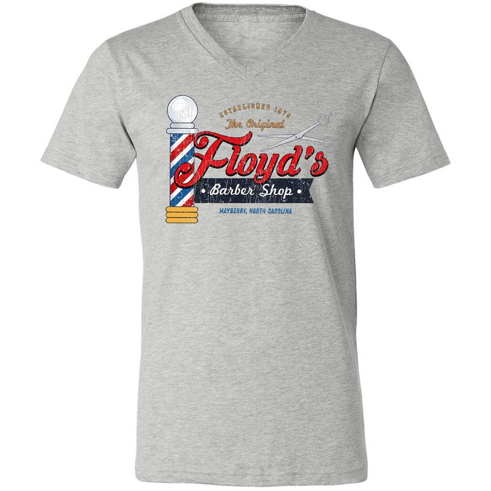 Unisex V-Neck T-Shirt - 9NQY7WGG - Athletic Heather - 2
