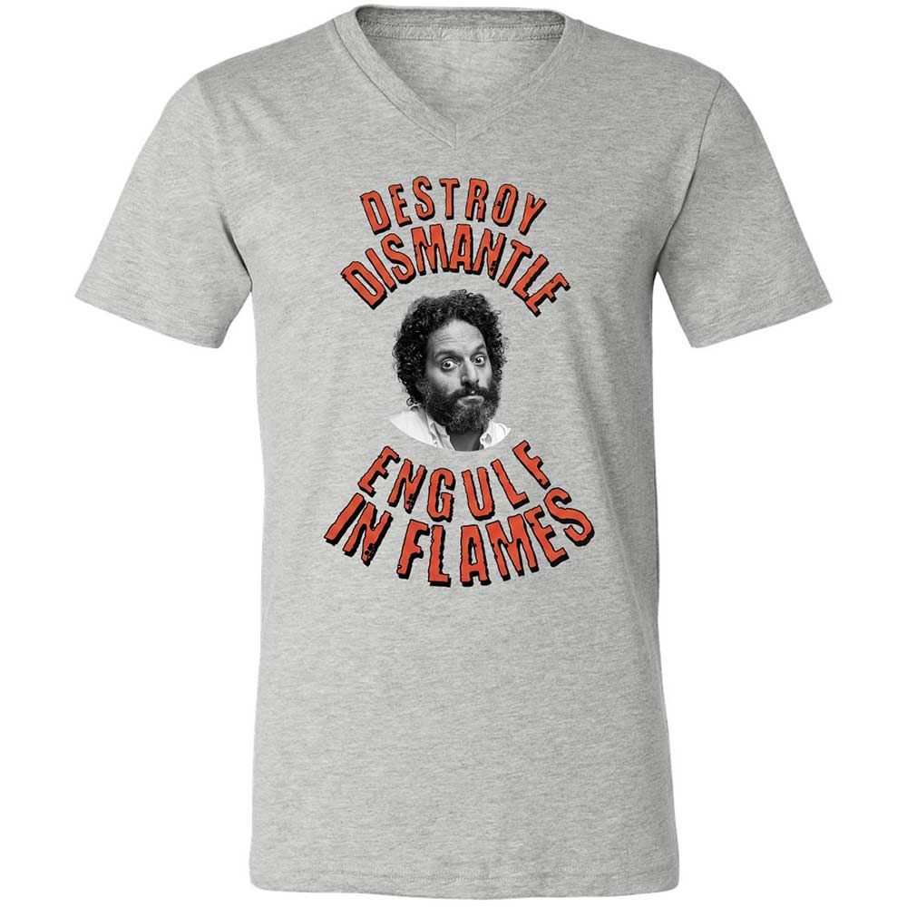 Destroy, Dismantle, Engulf in Flames - Athletic Heather - 2