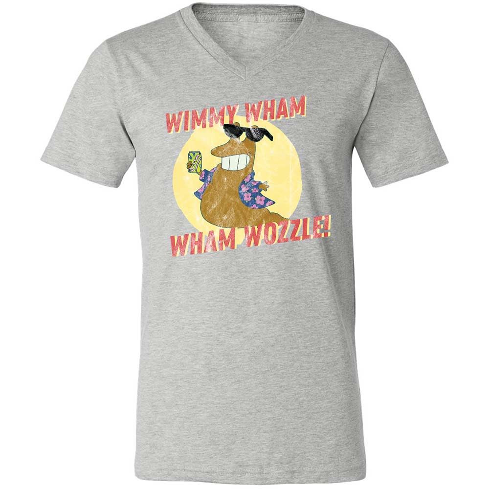 Unisex V-Neck T-Shirt - QJLGWT5A - Athletic Heather - 2
