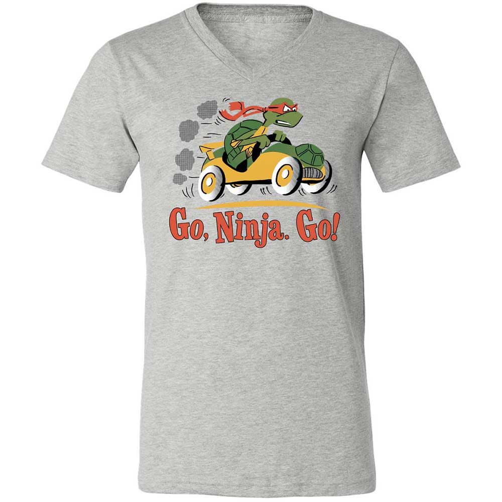 Unisex V-Neck T-Shirt - Z5DSMUE8 - Athletic Heather - 2