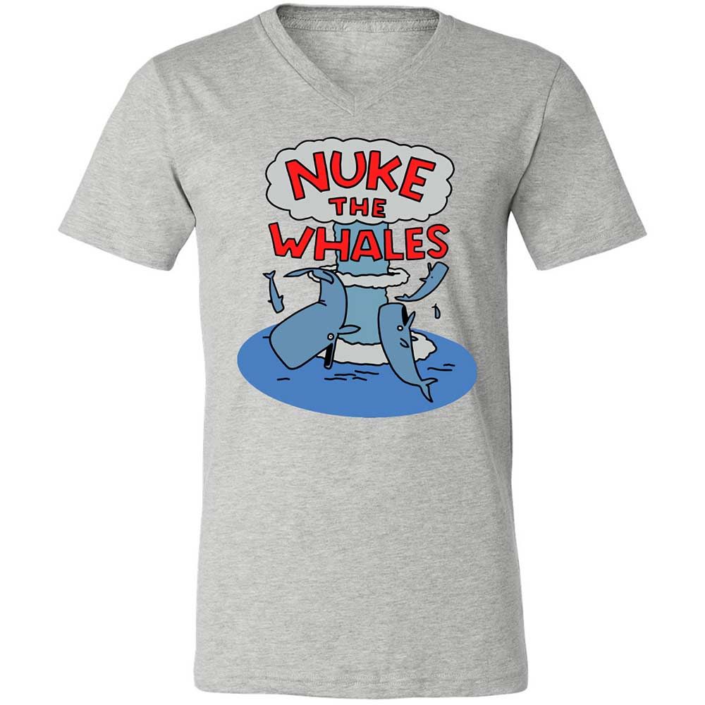 Nuke the Whales - Athletic Heather - 2