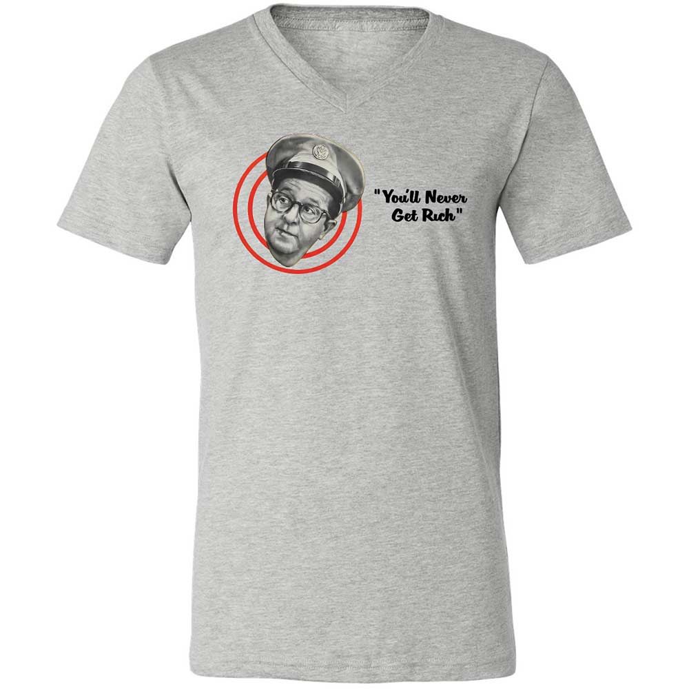 Unisex V-Neck T-Shirt - L3WWZC14 - Athletic Heather - 2